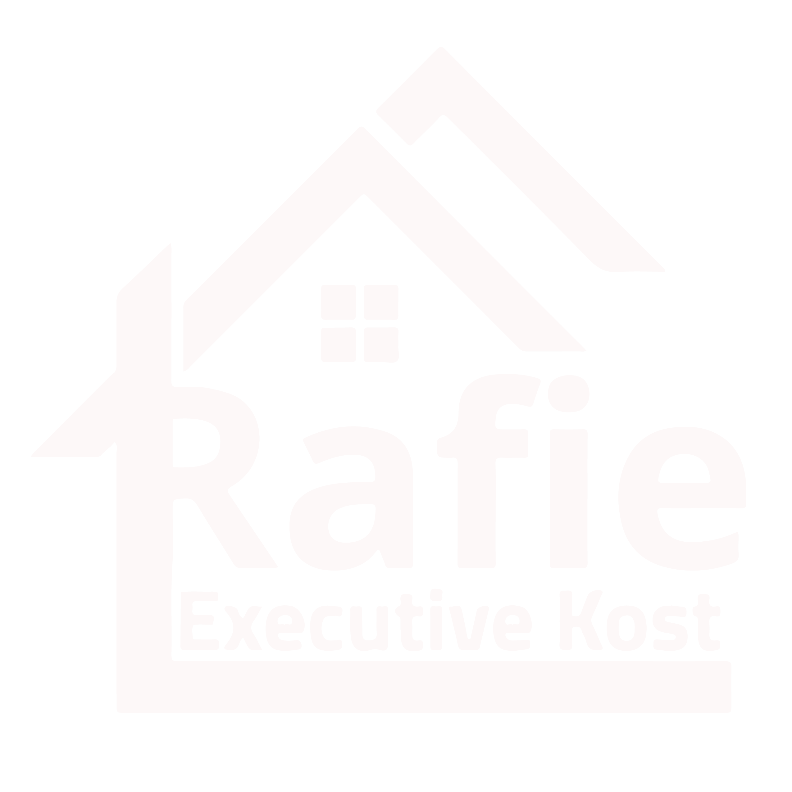 Rafie Kost Logo Putih